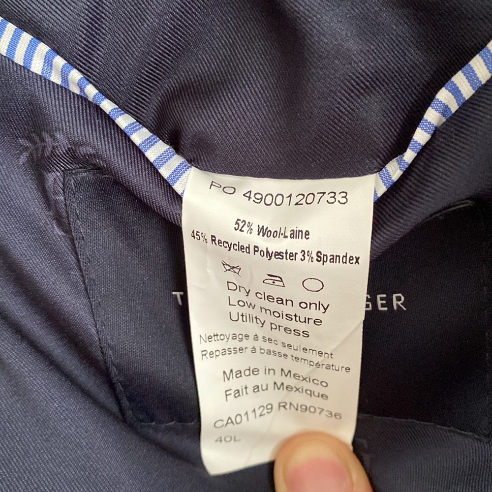 Tommy Hilfiger Gray suit /matching pant - Picture 4 of 12